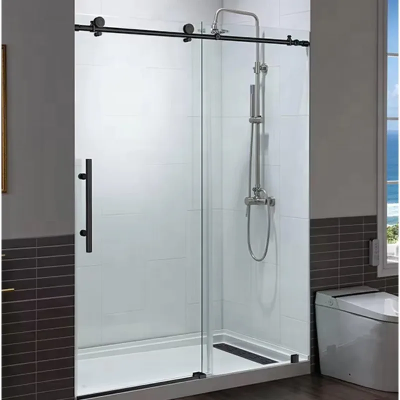 Frameless glass shower door design glass shower door bath screen bathroom sliding