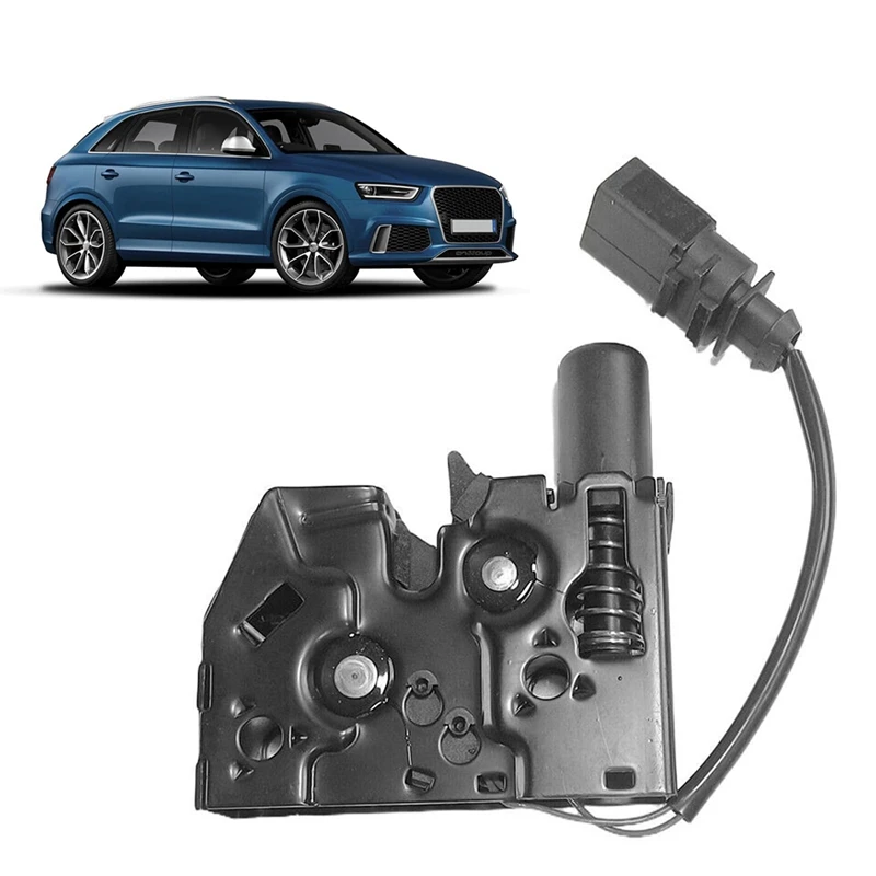 Capô do motor Lower Lock para Q3 2.0L 2015-2018 Q3, 8U0823509, 8U0823509A, Alavanca de Lançamento do Capô Inferior, Auto Acessório