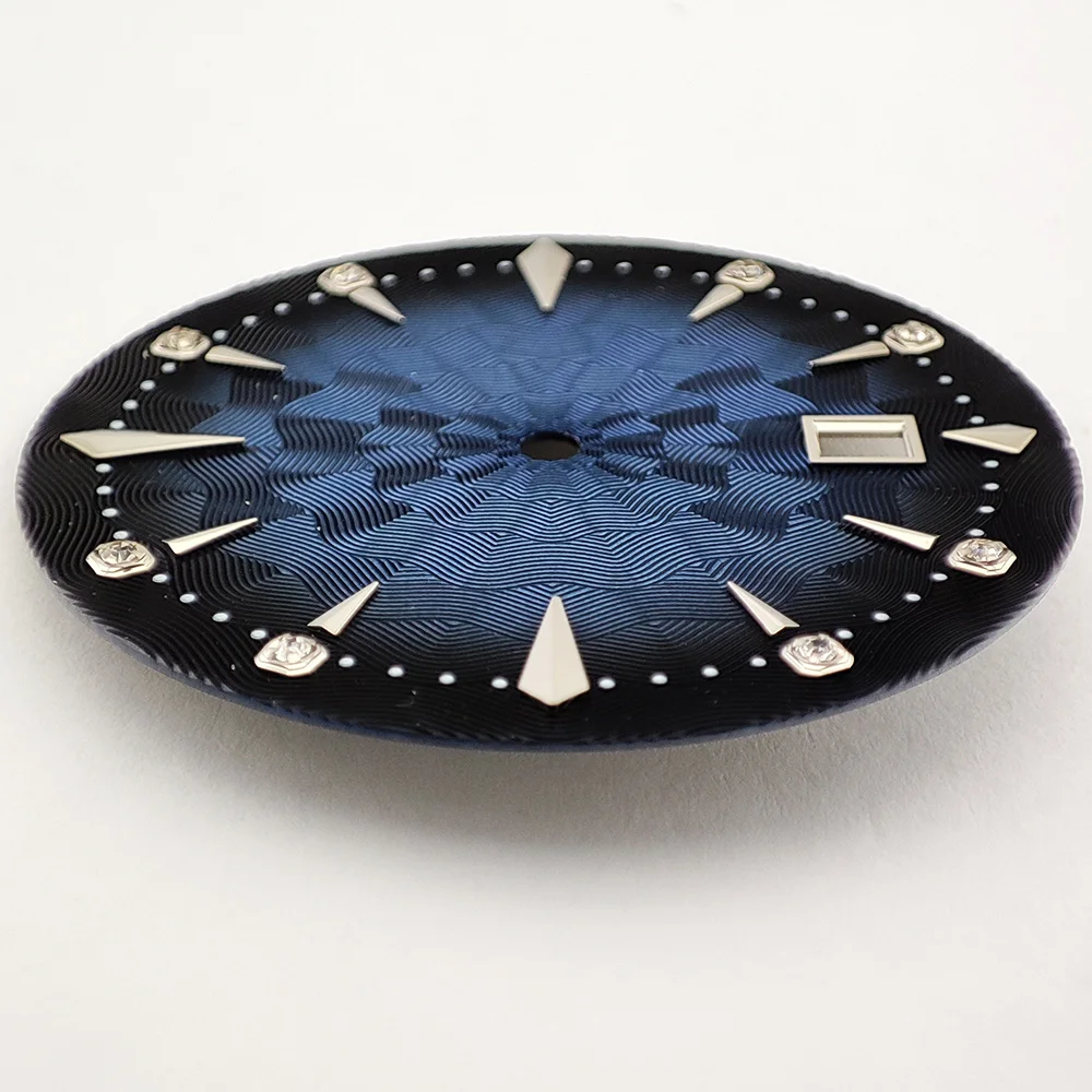 Relógio nh35 dial cocktail dial 35mm modificado acessórios de relógio nh35 nh36 nh34 movimento automático relógio mods diy relógio dial nh38