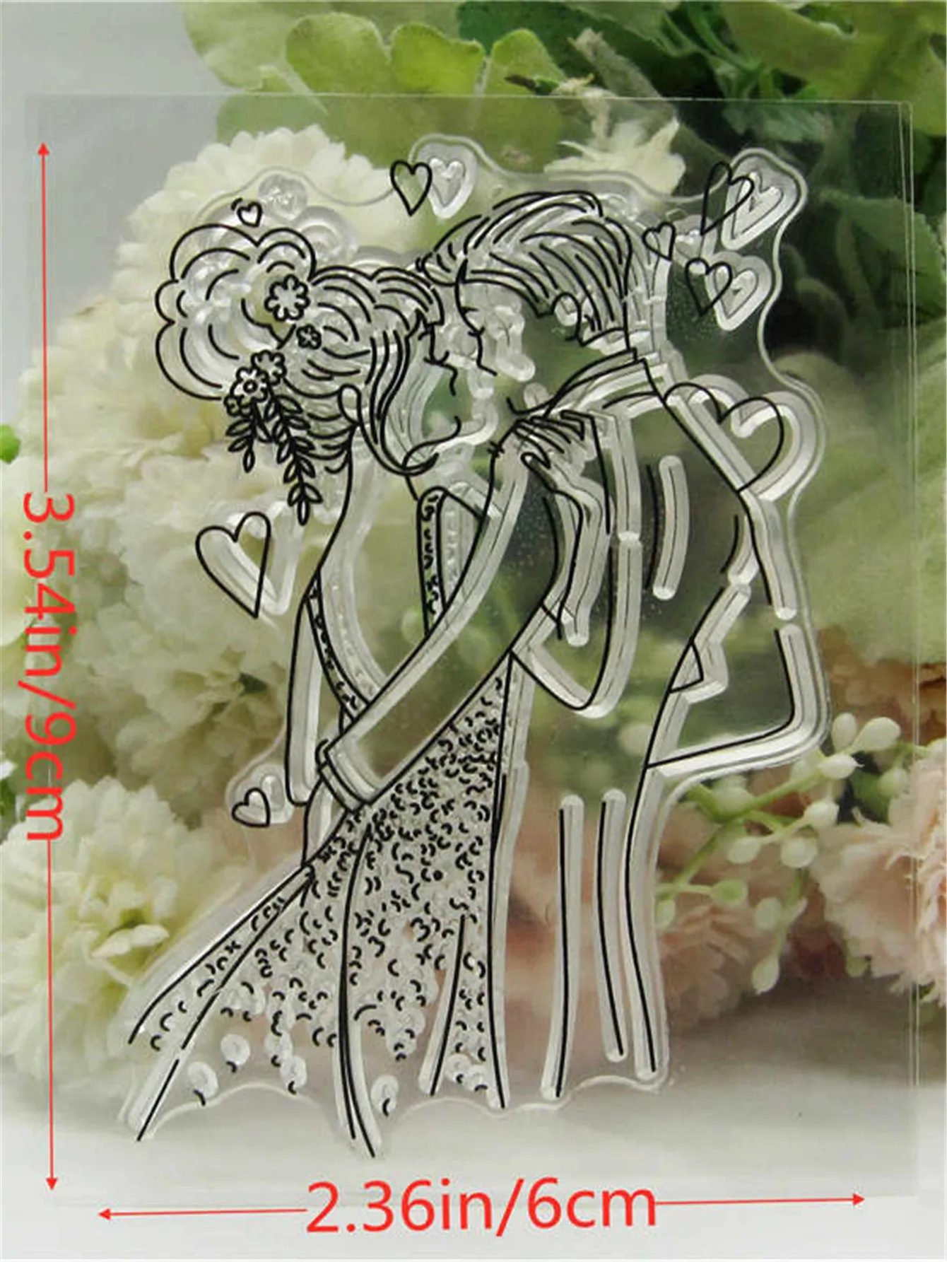 Wedding hug Transparent Clear pattern Stamps for DIY Scrapbooking/Card Making/Kids Christmas Fun Decoration Suppliestampons