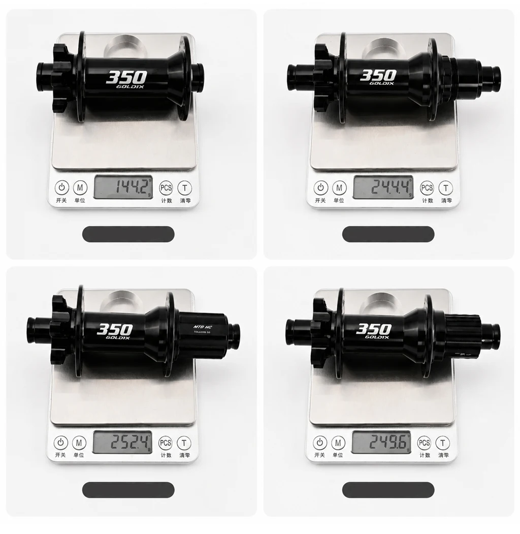 GOLDIX GDX350 32H Boost MTB Nabe J-Bend 36T Ratsche 6-Bolzen Scheibenbremse Abgedichtete Lager HG XD MS Vorder- und Hinterradnabe für Fahrräder – Detail 9