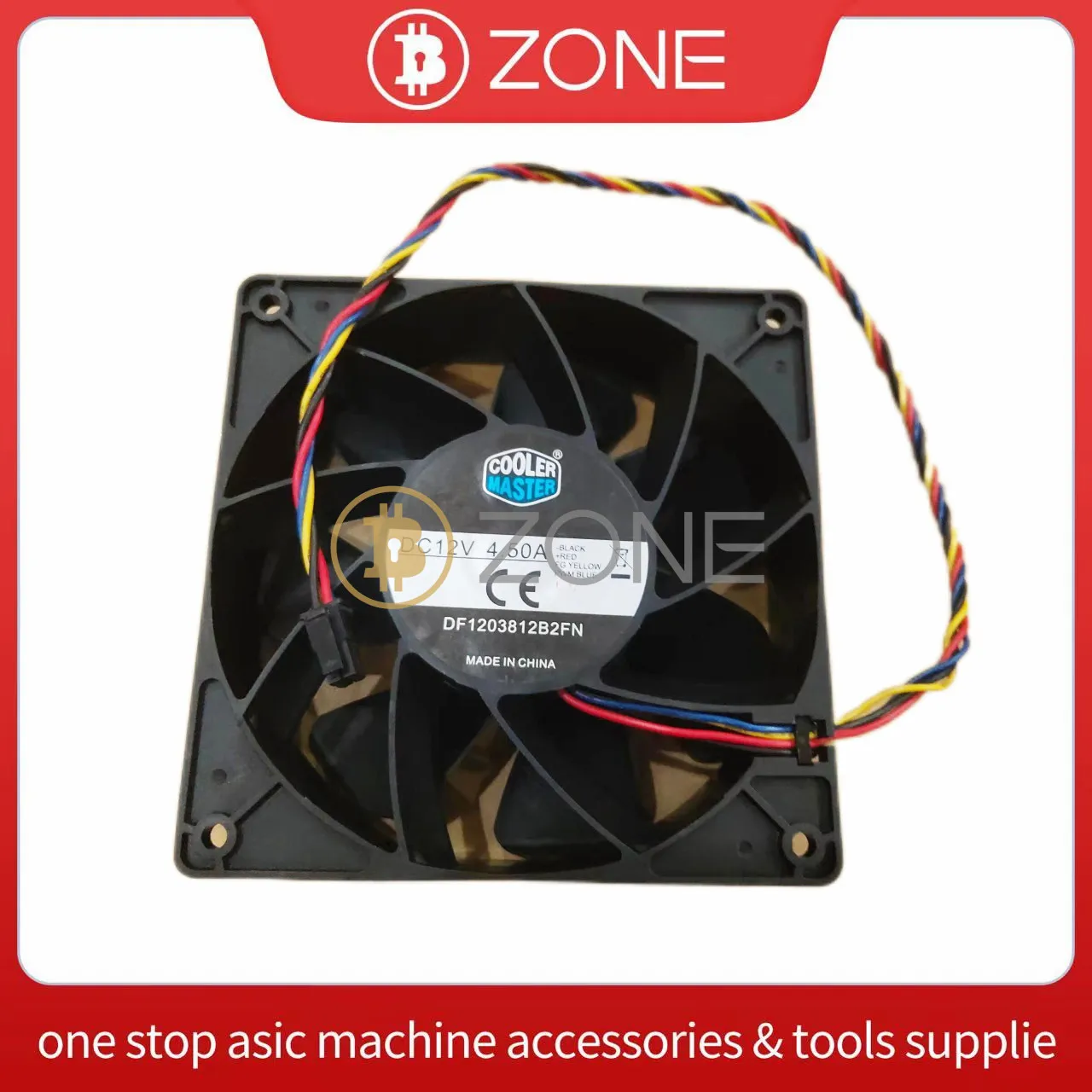 

Offical DF1203812BFN 12CM DC12V 4.5A 4PIN 7000RPM Cooling Fan For Avalon 1066 1126 1166 1246 Miner Fan Cooler