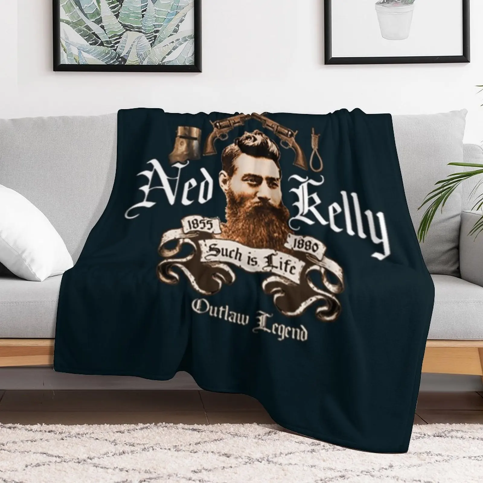 Ned kelly Throw Blanket Summer Beddings blankets and throws Luxury Thicken Luxury St Blankets