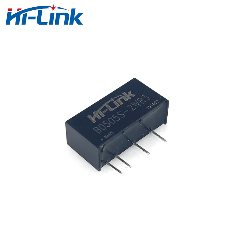 Miễn Phí Vận Chuyển 10 Chiếc Hi-Link 5V 2W DC DC Bộ Chuyển Đổi Điện Áp Biến Áp B0505S-2WR3 Size Nhỏ Thấp chi Phí Hiệu Suất Chuyển Đổi 90%