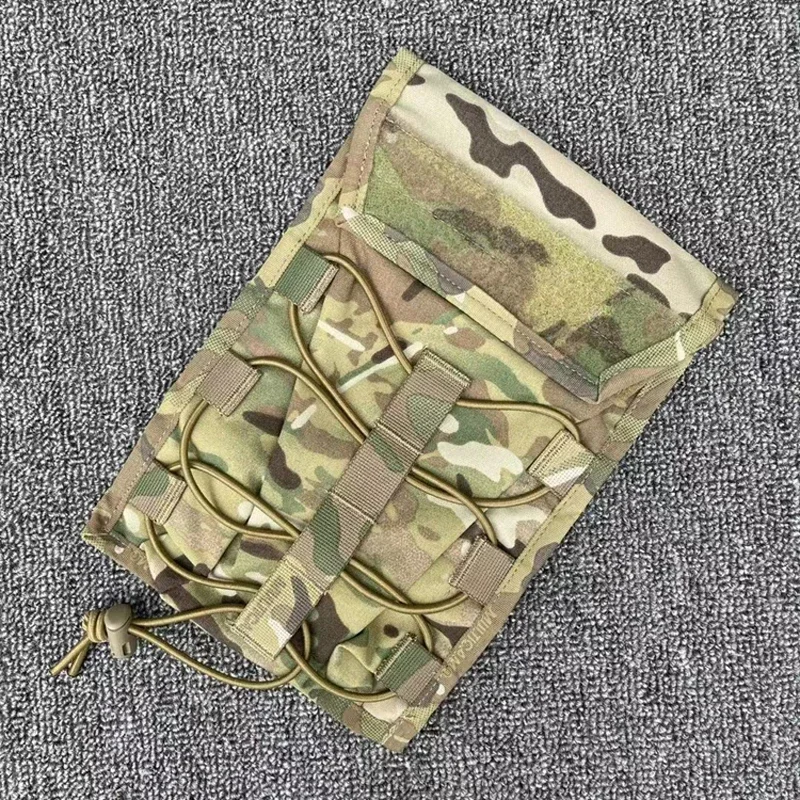 Tactical Hydration Pouch Airsoft Utility Plate Carrier Backpack Multicam MOLLE Sundries Recycling Water Bag Gear