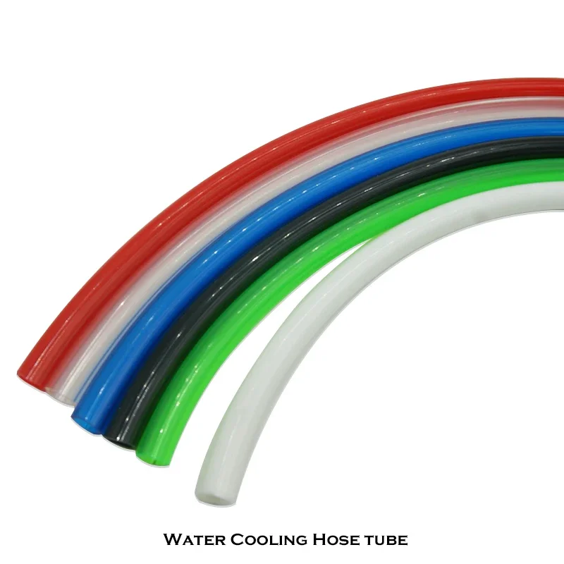 9.5mm * 12.7mm Hose /OD 3/8'' Inch Thin PVC Water Cooling Pipe,1M Soft Tubing Multicolor