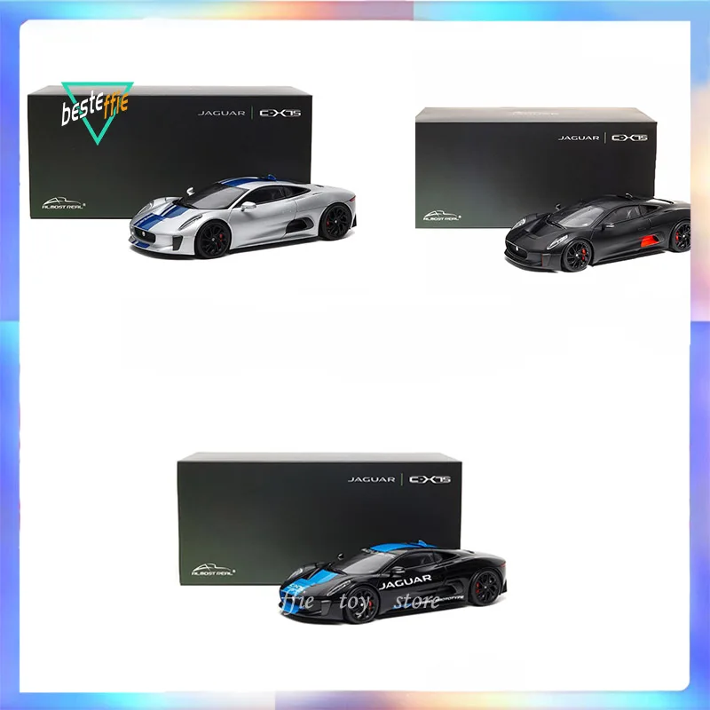 Almost Real Car Model 1/18 Jaguar Cx75 2013 Edition Car Model Room Alloy Simulation Display Cars Model Boy Collection Toys Gift