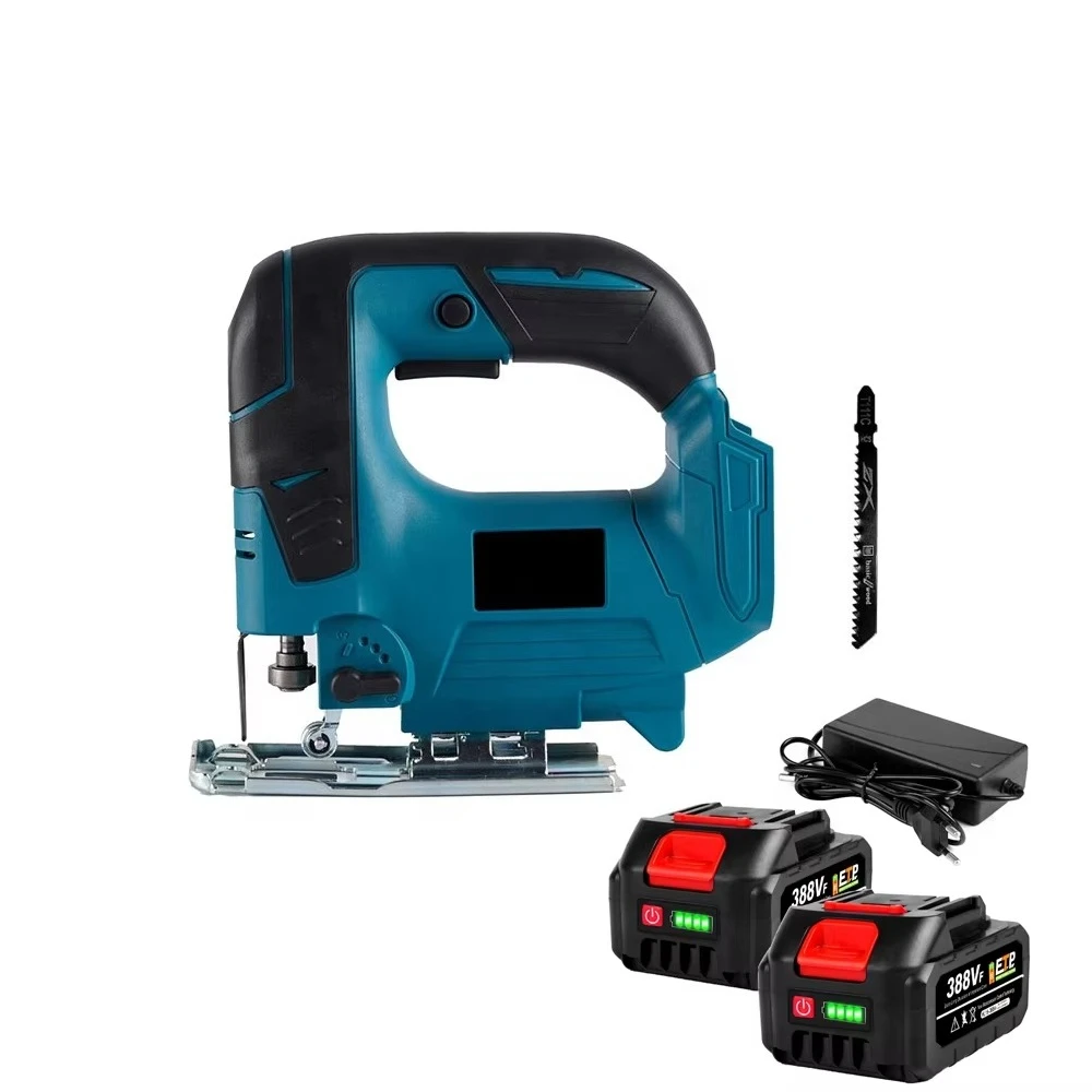 20V Electric Jig  With 1  Blade For 18V Battery Cordless Scroll  Multi-Function Woodworking Miter Saw