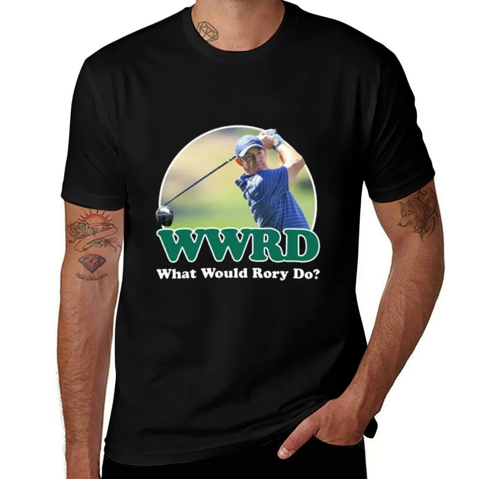 

Copy of Rory McIlroy T-Shirt luxury t-shirt summer tops affliction shirts t shirts for men cotton
