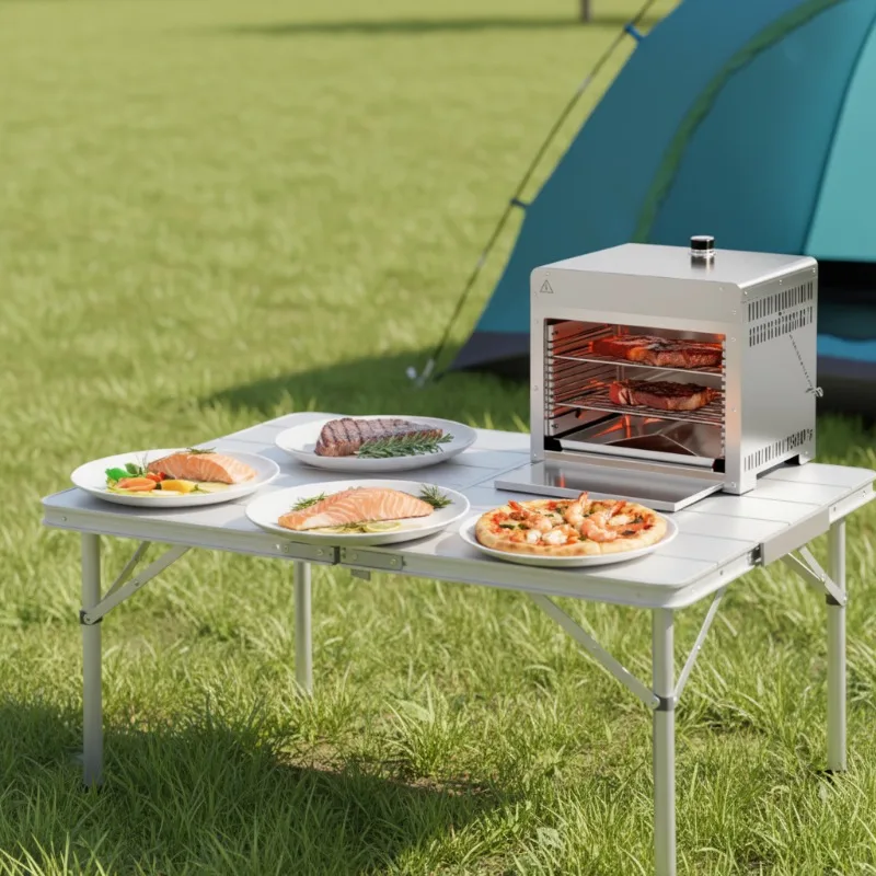 Stainless steel infrared gas grill high temperature modern portable anoxia safety device