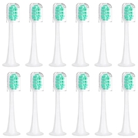 Replacement Brush Heads For xiaomi Mijia T300/T500/T700 Sonic Electric Toothbrush Soft Bristle Nozzles with Caps Sealed Package