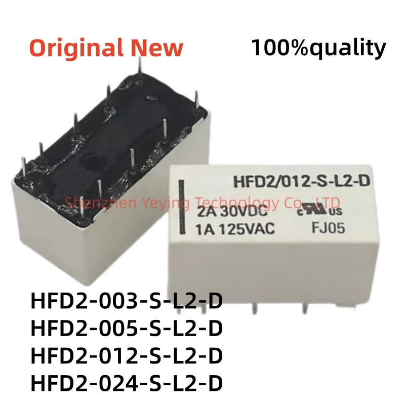 2-10Pcs/Lot 100% New Hfd2-003-S-L2-D Hfd2-005-S-L2-D Hfd2-012-S-L2-D Hfd2-024-S-L2-D 10Pins 1A