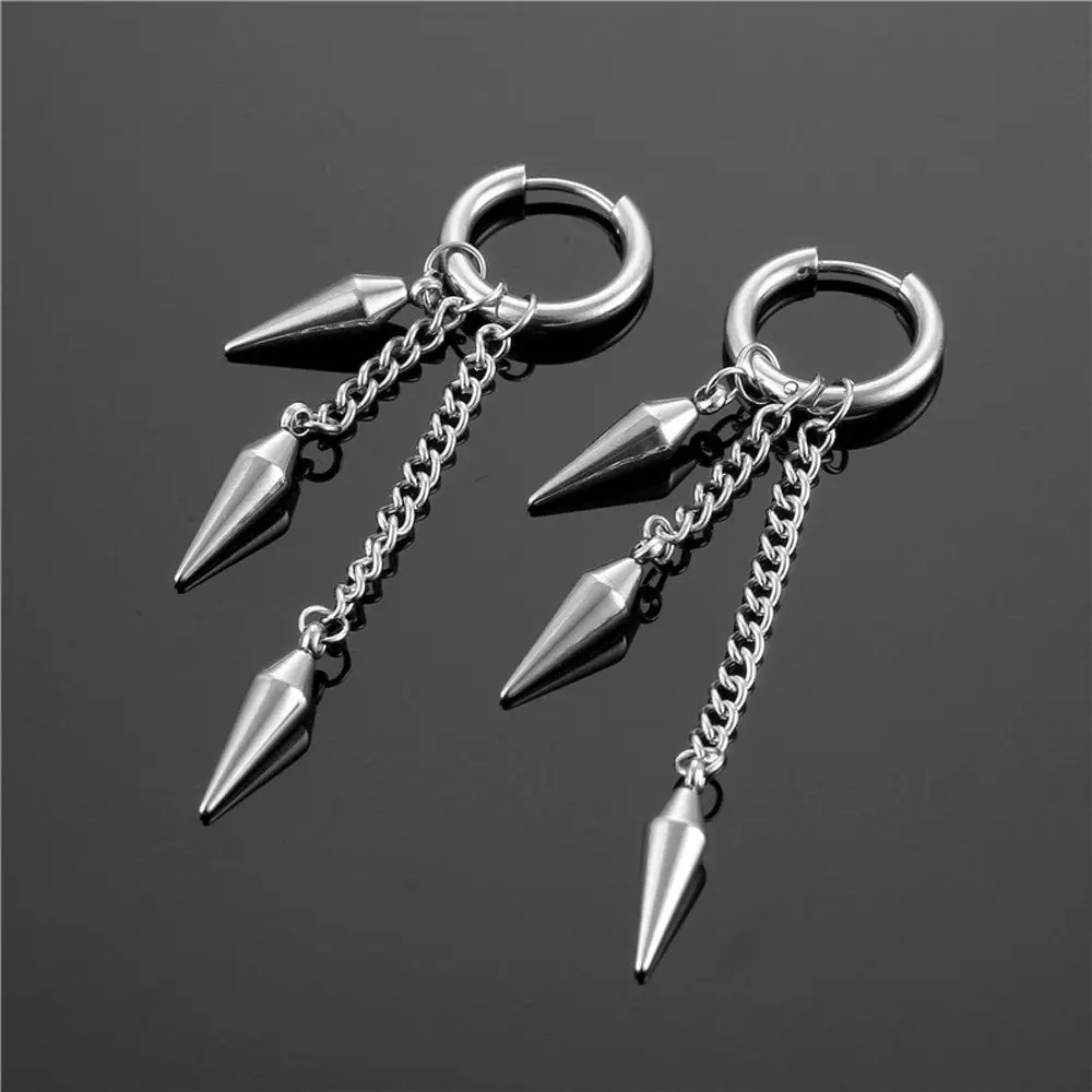 

Gifts Hip Hop Tassel For Men Star Punk Drop Dangle Earrings Women Earrings Cross Korean Hoop Earrings