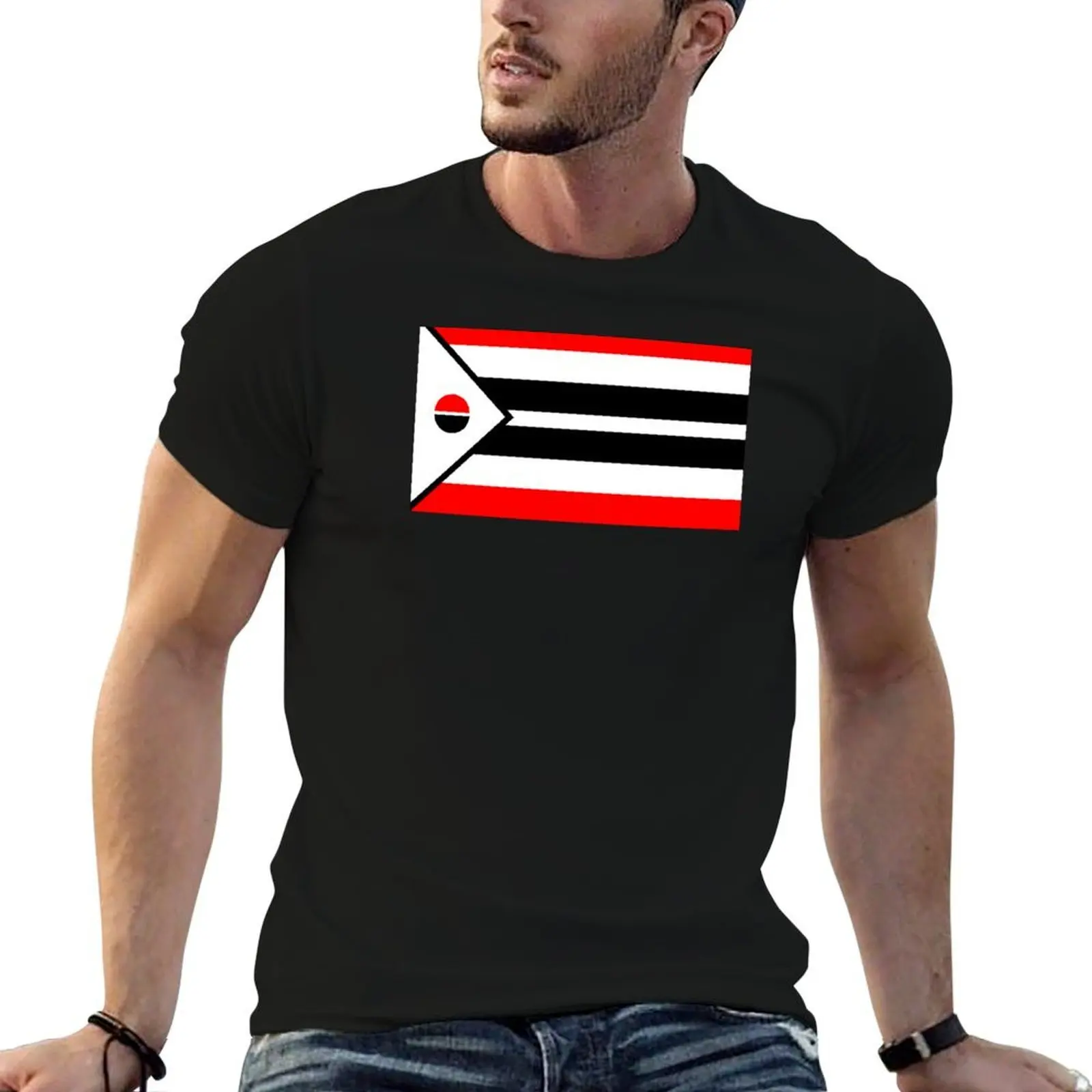 Arapaho Tribe Flag T-Shirt Luxury man oversized t shirt mens white t shirts