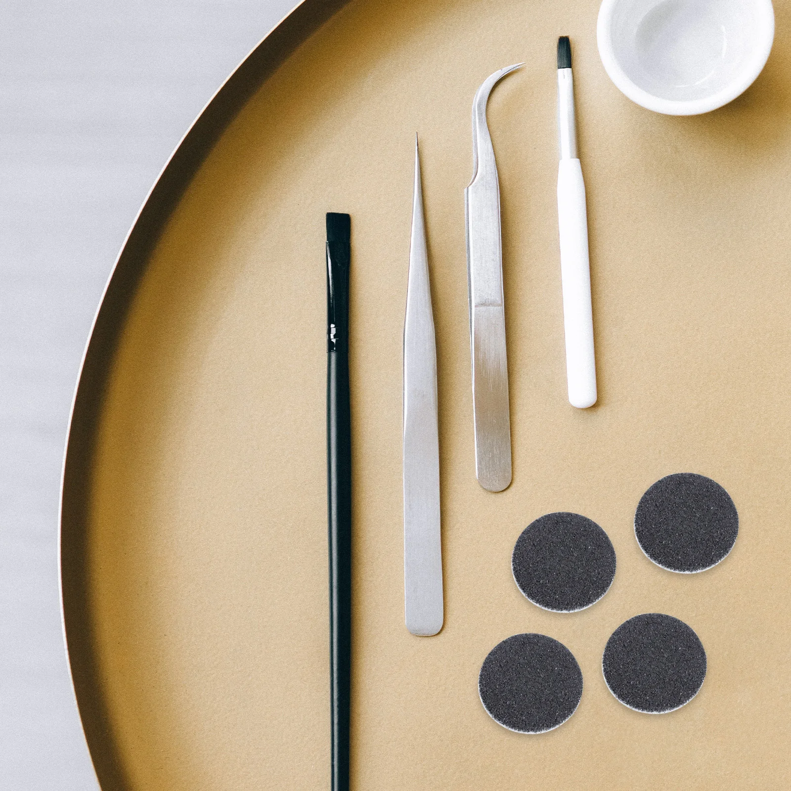 1 saco esfoliante polimento fatias acessório de moagem elétrica para remoção de pele morta ferramenta pedicure conjunto de corte de unhas manicure