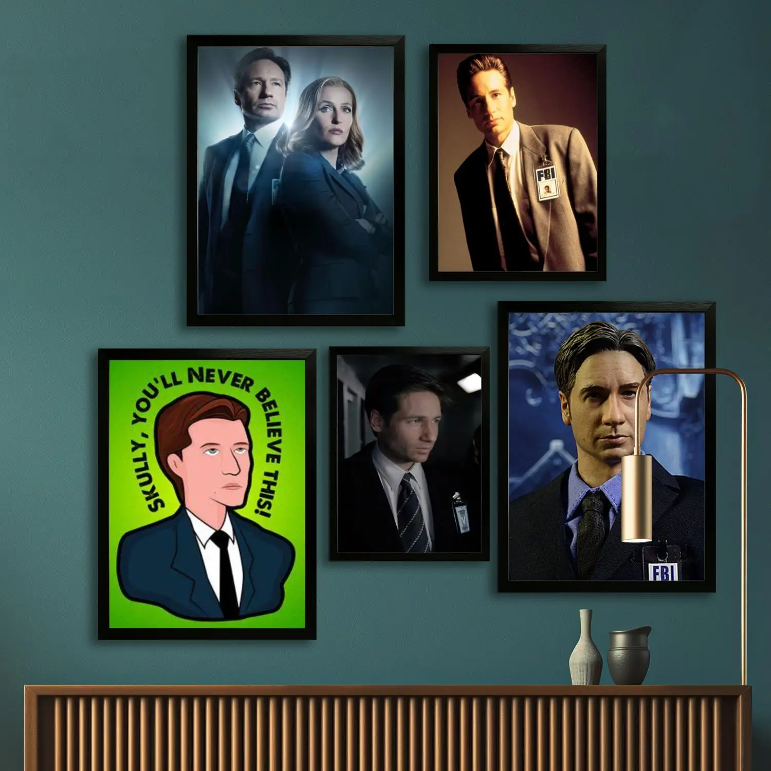 fox mulder Canvas Art Poster and Wall Art, Picture Print, Modern Family, Bedroom Decor, Posters,Decorative painting