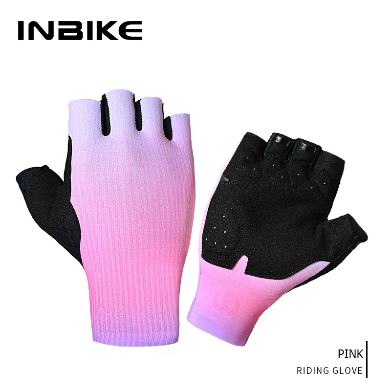 Inbike Fahrrad handschuhe Halb finger Rennrad Reit handschuhe Stoß dämpfung MTB profession elle Biker handschuhe für Fahrrad zubehör