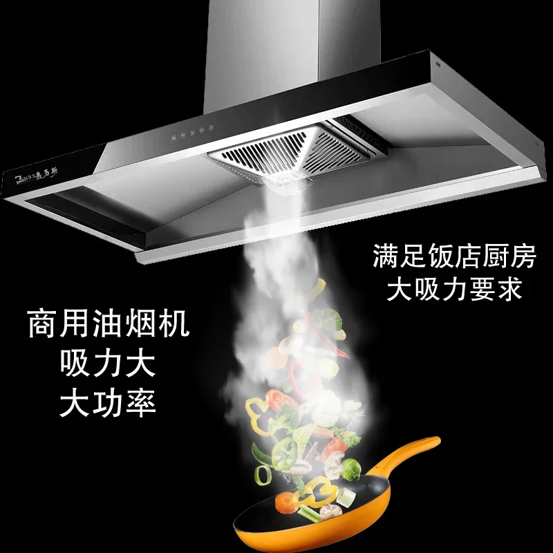 Rural firewood stove Soil stove Household and commercial Large top suction large Range hood Large suction high power hood