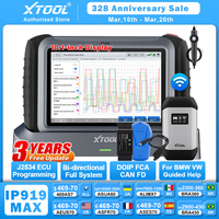 2025 XTOOL InPlus IP919 MAX J2534 Programming ECU Coding Bluetooth Diagnostic tools Topology Map OBD Scanner DOIP FCA 42 Service