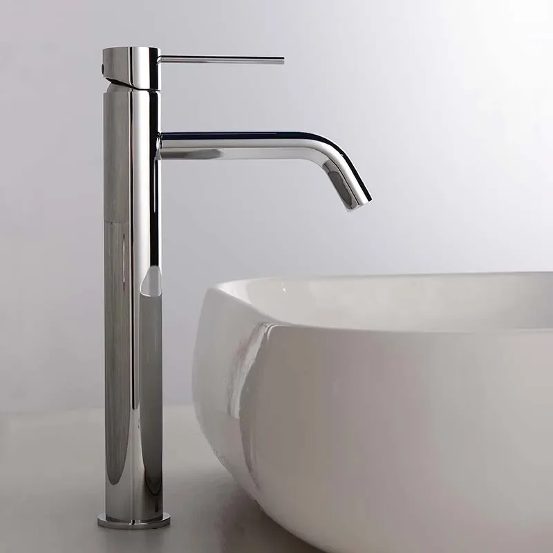 Chrome Brass Bathroom Basin faucet Hot And Cold Water Mixer Tap