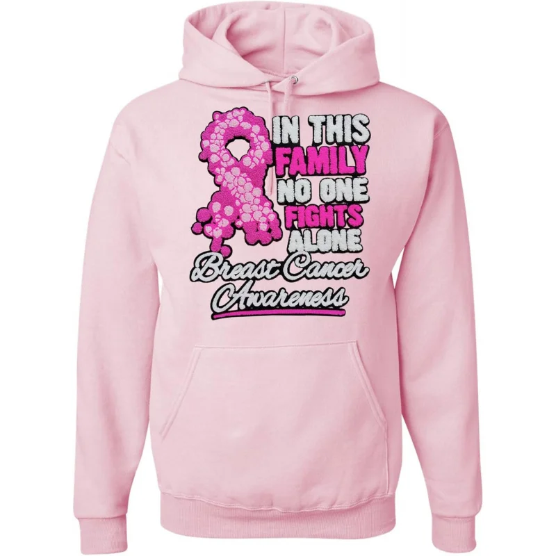 

Custom Clothing October We Wear Pink Breast Cancer Awareness Hoodie