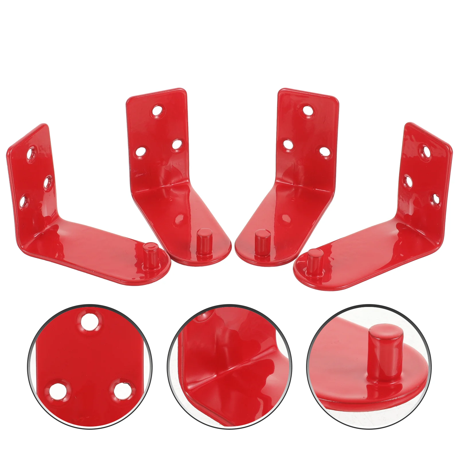 

4 Pcs Fire Extinguisher Bracket Mount Home for Wall Hanger Wall-mounted Supplies