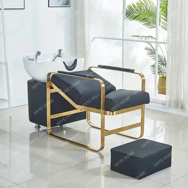 

Spa Shampoo Basin Mobile Styling Chair For Salon Massage Women's Beauty Chairs Professional Hairdressing Hair Bed Stylist Luxury