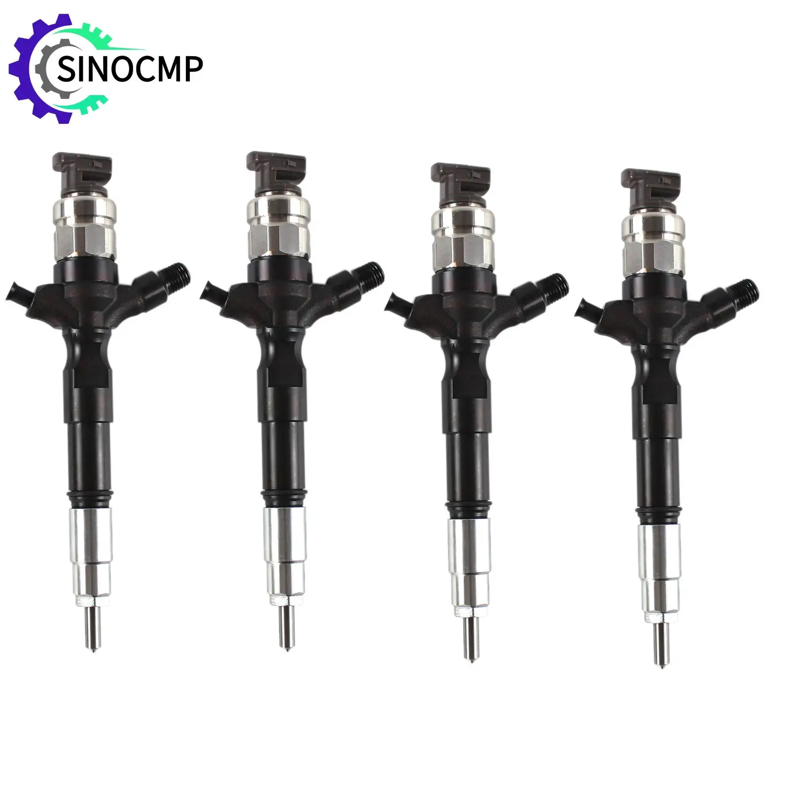 

4Pcs Diesel Fuel Injectors for Toyota Hilux & Prado 1KD-FTV 3.0L 9709500-778 23670-30280 095000-7780 095000-7781 Engine Parts