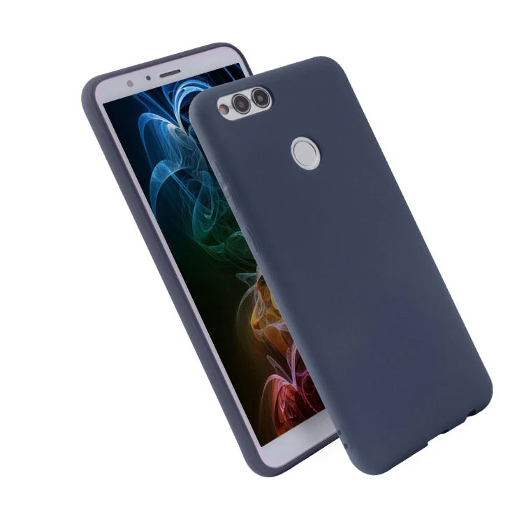 Candy Color Silicone Phone Case For Huawei Honor 7X 8X 8C 8A 8S 9 10 Lite Y5 Y6 Y7 Prime Y9 2018 Soft TPU Back Cover