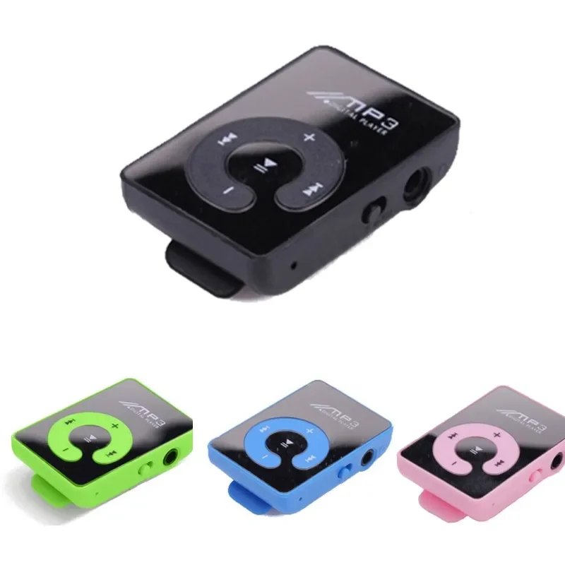 Wholesale C Key Clip Insert MP3 New Mini Mp3 Player Music Player Mirror Card Clip High Quality Music Playback Music Player 2023