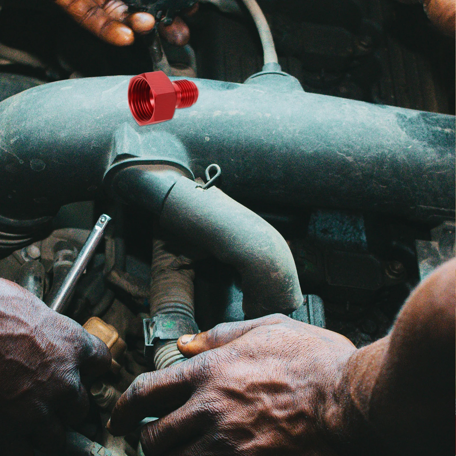 تركيب مبرد الزيت An10 إلى An6 محول خط الوقود من سبائك الألومنيوم مخفض خرطوم متين لنظام السيارات توصيل سريع للسيارة