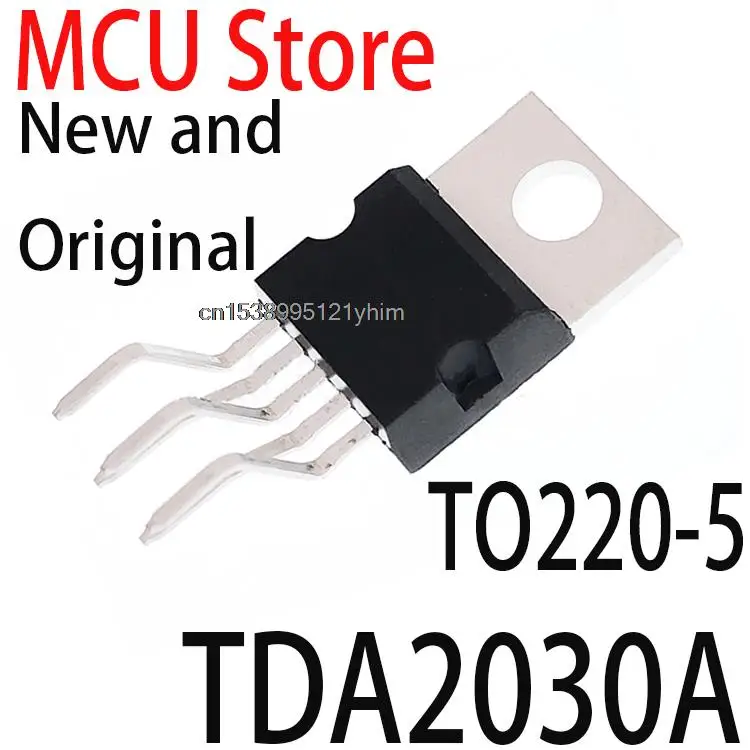 10PCS New and Original TDA2030 TO220-5  TO-220 linear audio amplifier short-circuit and thermal protection IC TDA2030A