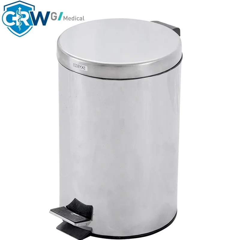 CRW SKH034-1 Hospital Furniture Economical Trash Can for Hospitals