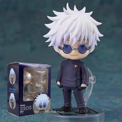 10cm Anime GSC 2205 Gojo Cute Figure Jujutsu Kaisen Toy Nendoroid Satoru Gojo Figure Movable Model PVC Collectible Q Doll Gift