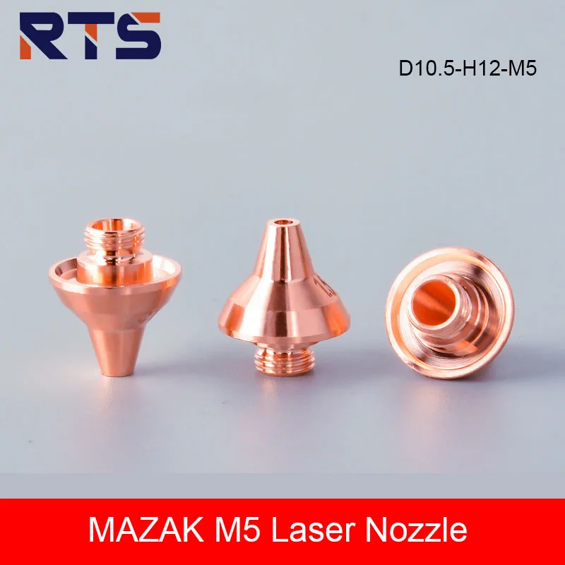 RTS Laser Cutting Nozzle MAZAK M5 Single Layer For Fiber Laser Head Nozzle Cutting Welding Machine 3D Laser Tube Spare Pa