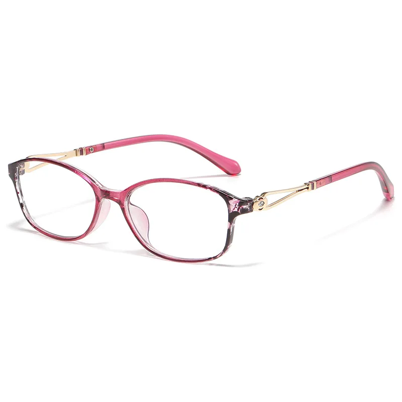 

Fashion light Full-rim Lady's Reading Glasses Anti-blue lens with 3 colors Black Pink Blue Magnifier Computer Glasses