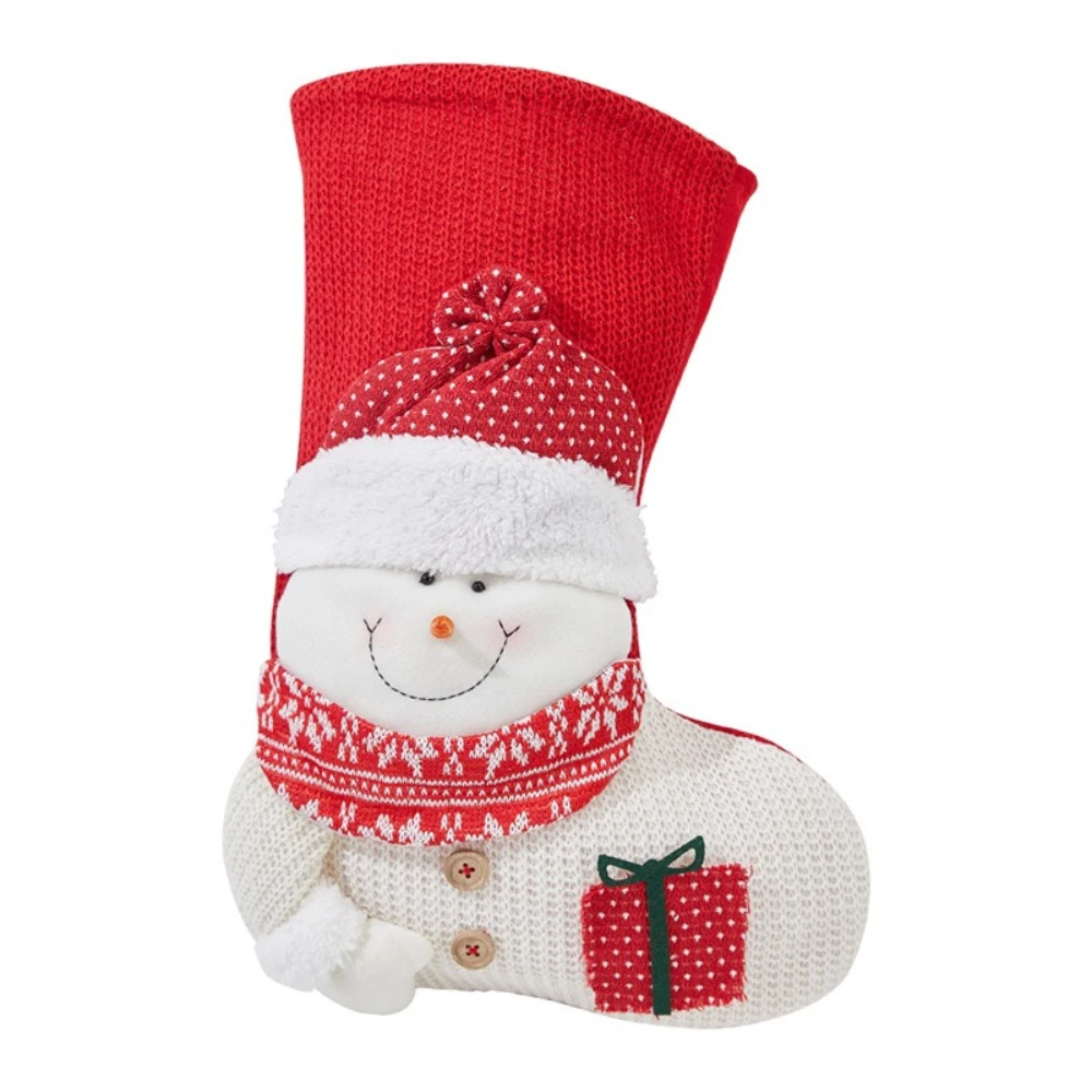 

Christmas Socks Gift Bags Xmas Party Decorative Socks Christmas Eve Christmas Tree Pendants Candy Bags Festive Party Supplies