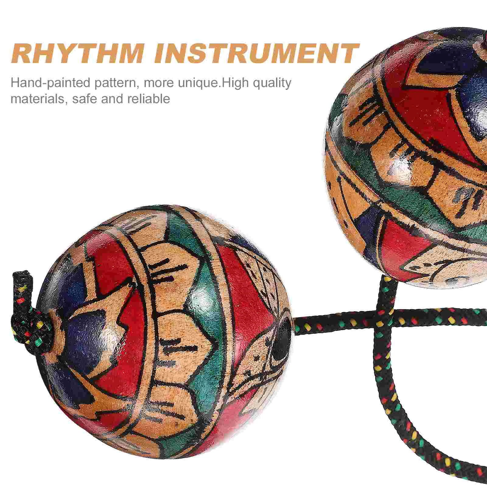 Hand Drawn Maracas The Same Hand-painted Ball For Band Musical Instrument Punching Toy One-hand Boxing