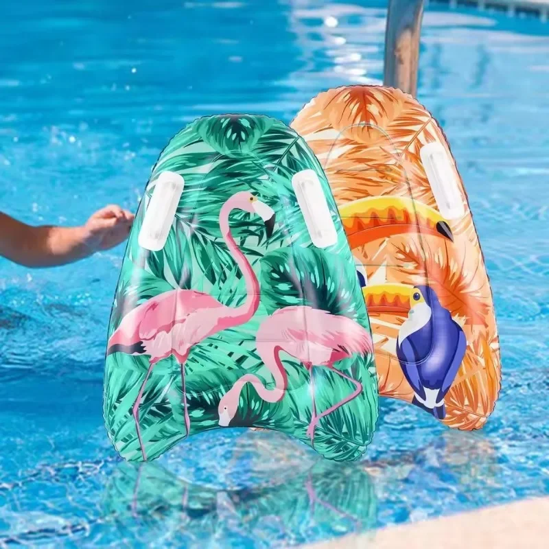 Jouet gonflable pour enfants, planche de surf triangulaire en PVC, planche flottante d'eau, piscine d'été, plage, natation, jouet aquatique, radeau gonflable d'extérieur