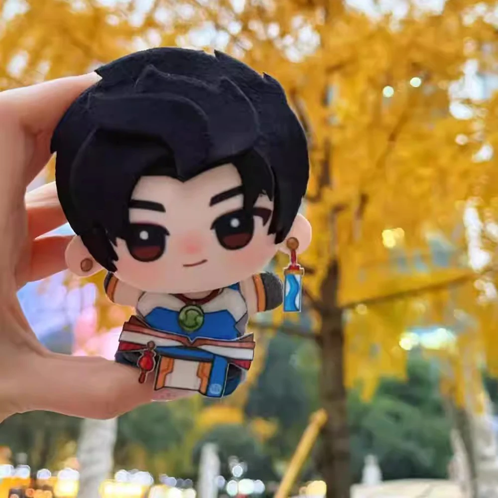 

10cm Anime Wuyang Plush Dolls Pendant Mini Cute OW Wuyang Printed Stuffed Backpack Toys for Fans Collect Gifts Decoration