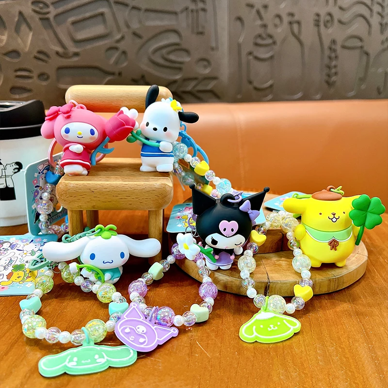 พวงกุญแจตุ๊กตาซานริโอ้ คุโรมิ ปอมปอมปุริน ซินนามอโรล เมโลดี้ ปาชาคู ของเล่นสะสม ของขวัญ