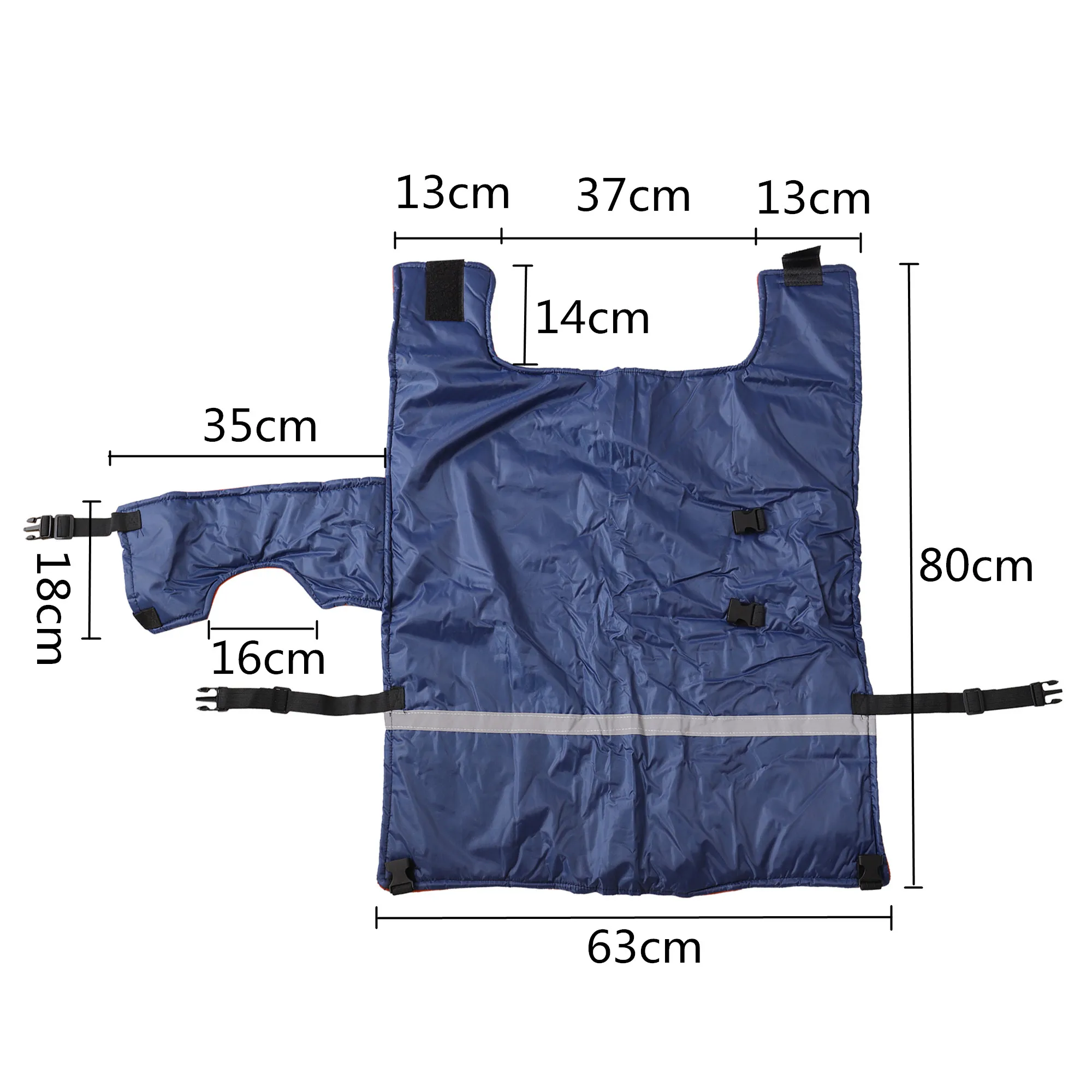 Cow Calf Vest Calf Cold protection Coat Thermal Suit Livestock Oxford Fabric Coat Wind-Proof and Water-Proof Calf Warm Clothing