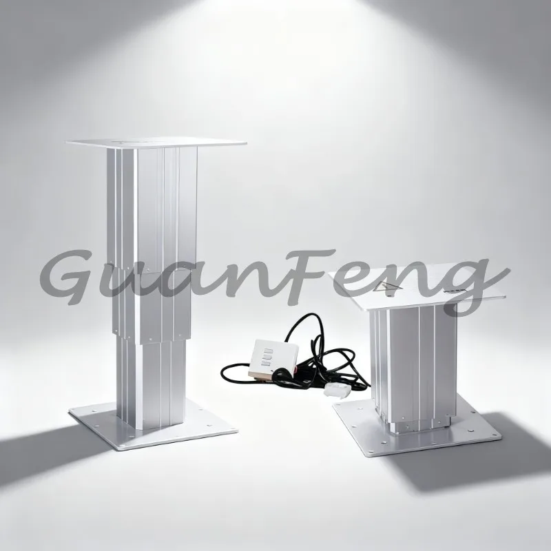 110‑220VAC Electric Lifting Tatami Table, Metal Structure Automatic Height Adjustable Platform 310‑680mm