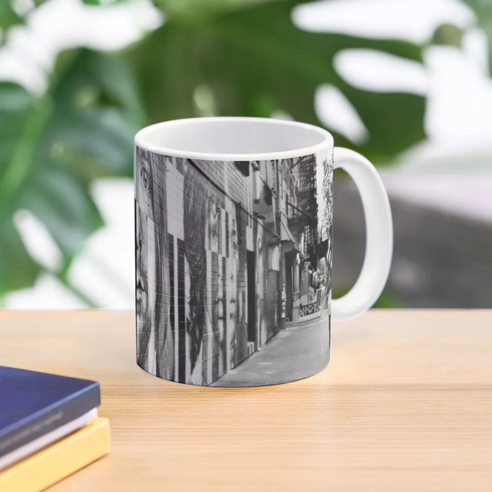 27 Club Mural Lower East Side New York B  Mug Cup Tea Image Printed Gifts Simple Photo Design Handle Round Coffee Picture