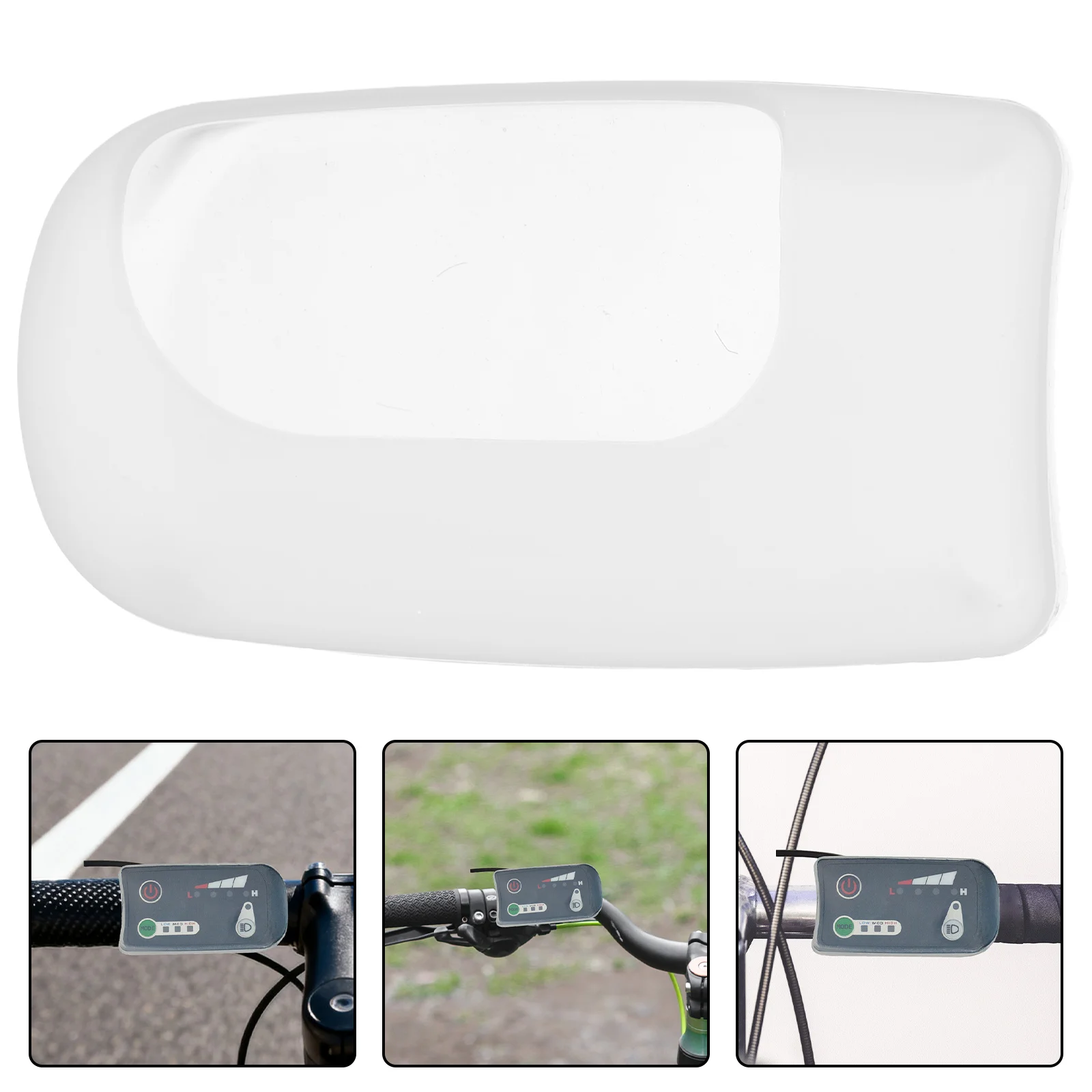 

Silicone Electric Bike LCD Display Screen Cover Precise Fit for 790 810 E-Bike Speedometer Protective Dust Rainproof Monitor