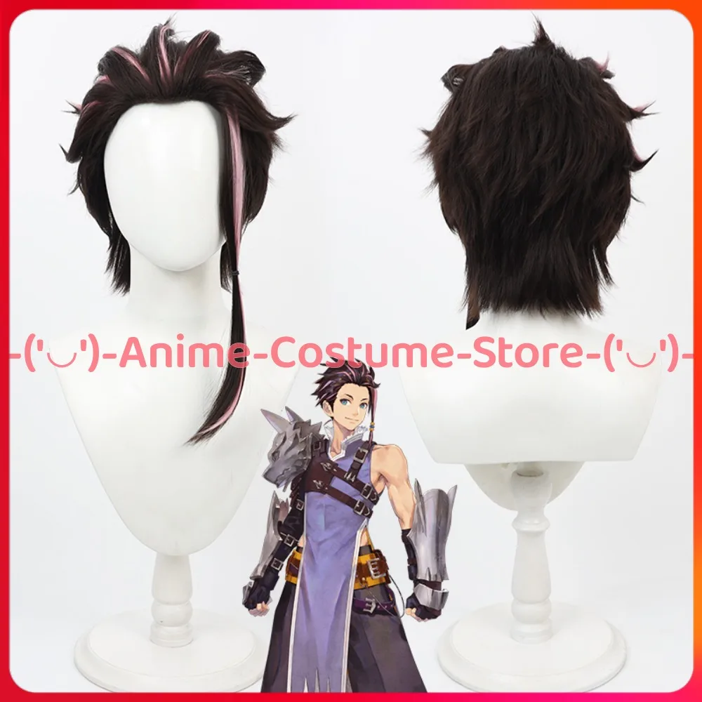 

Tales of Arise Law Cosplay Wig Anime Game Character Halloween Carnival Party Costume Wigs Heat Resistant Synthetic Hair
