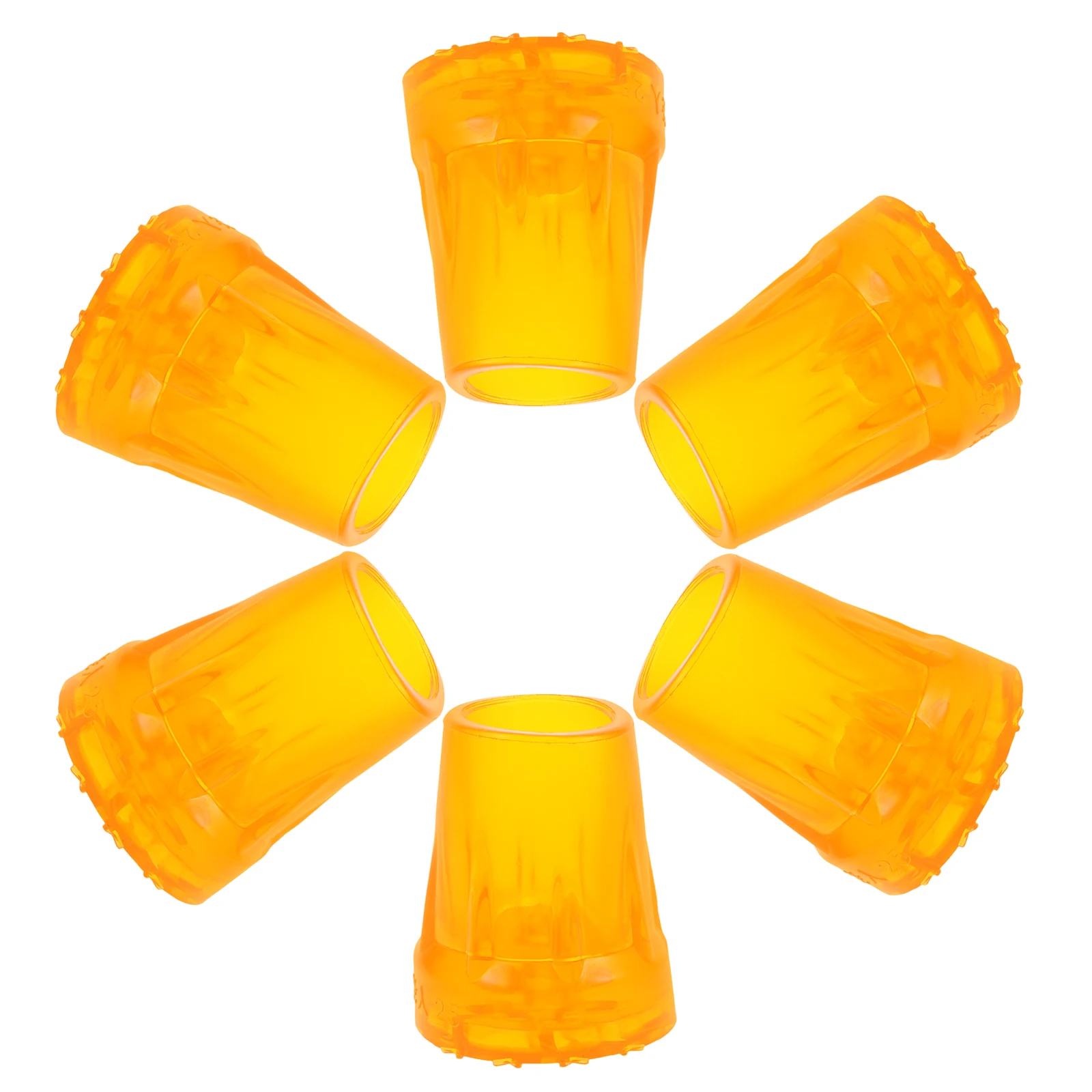 

6 шт. сменные насадки для трости, нескользящие ножки для костыля, наконечники для трости, наконечники для скалолазания, чехол для ног, детали треккинговых палок, прочный