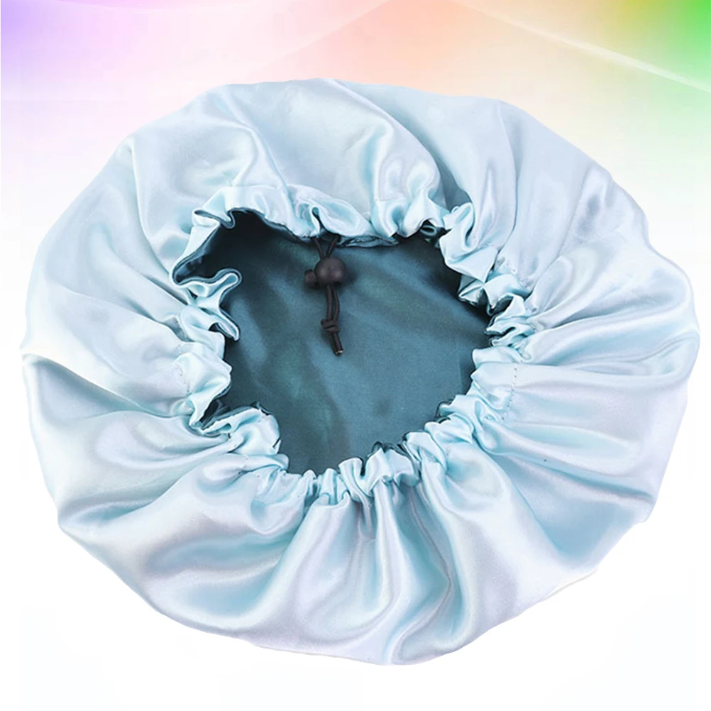 

Satin Women Chemotherapy Hat Comfortable Sleep Moisture Retaining Soft Double Layer Keeps Hair Neat Non Slip Perfect