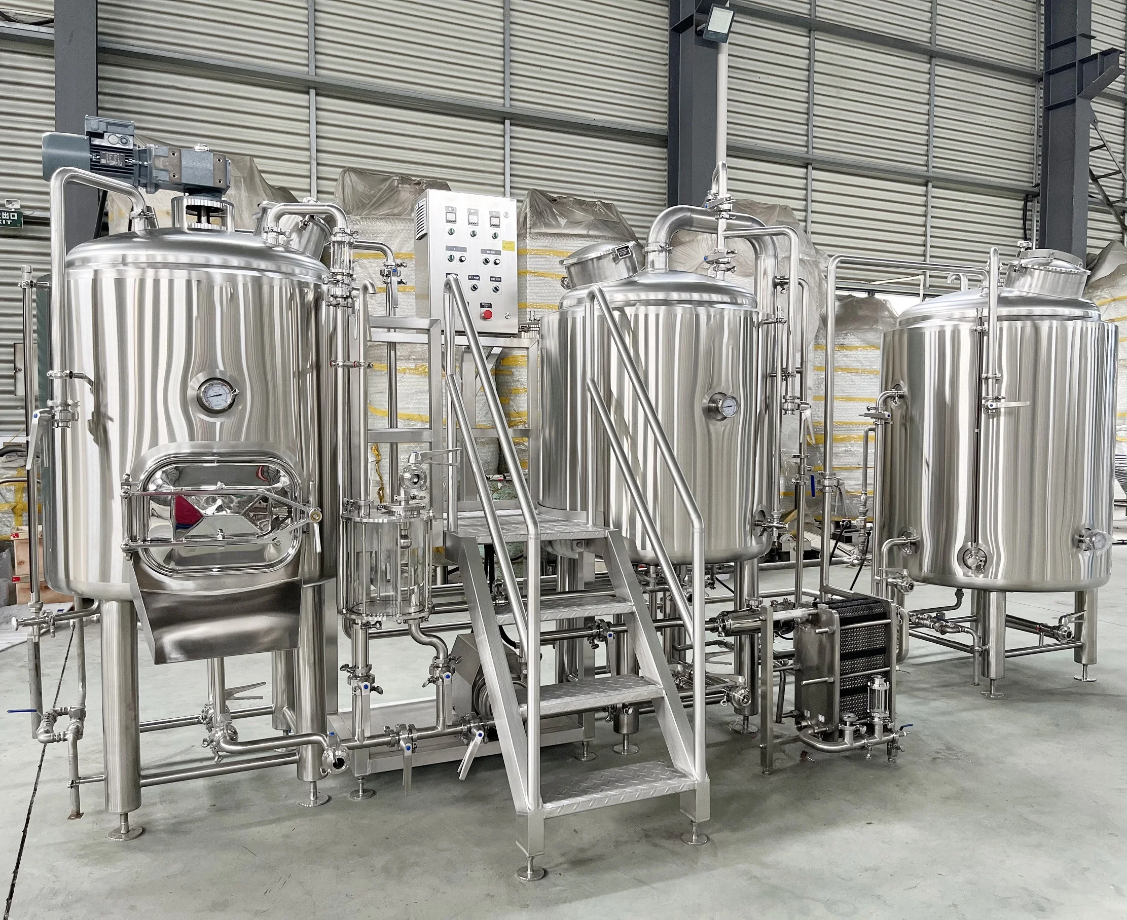 500L Craft Beer Brewery 500 Liter Microbrewery Brewing Equipment with 2 Vessels Brewhouse