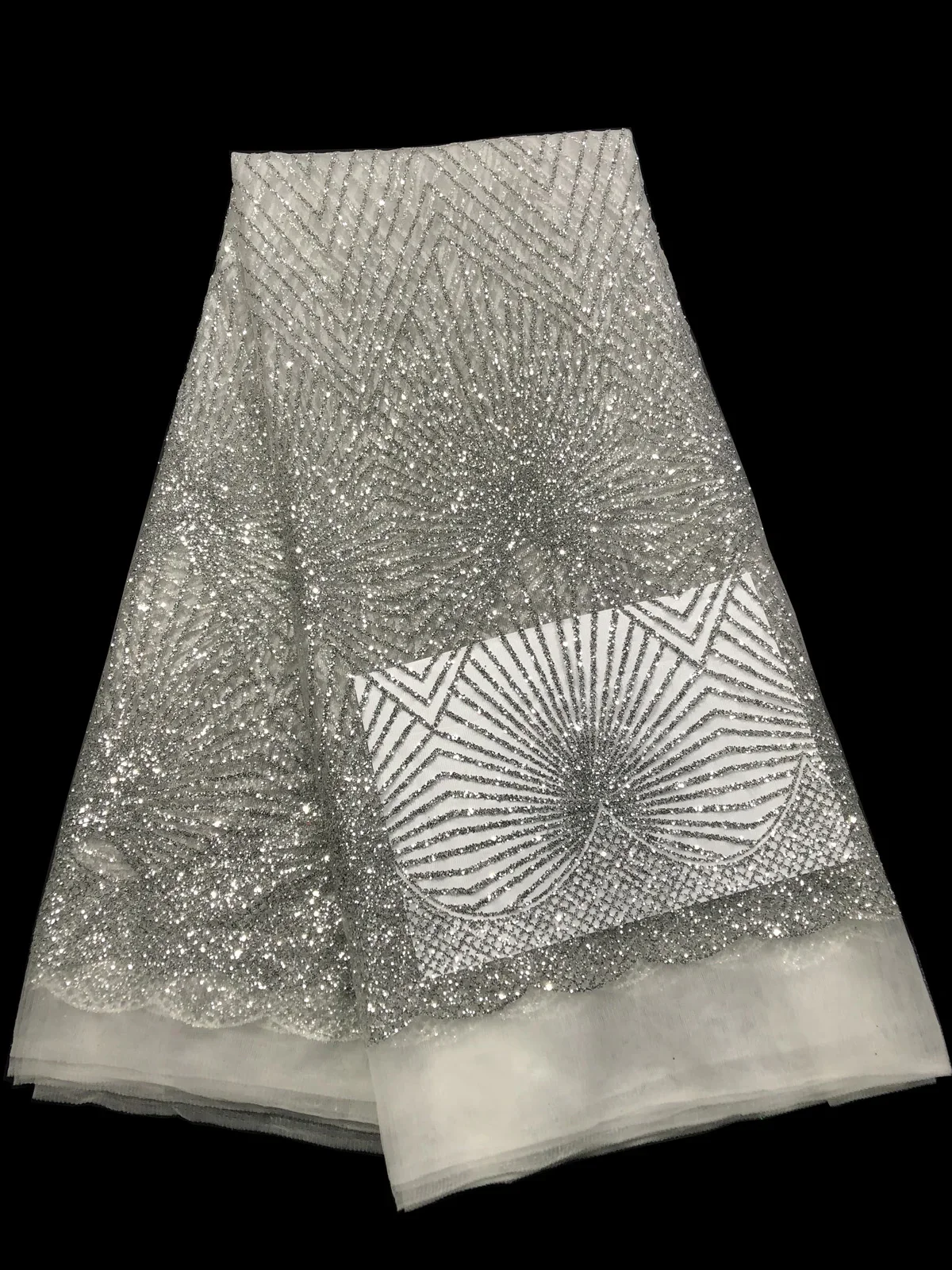 

High Quality Nigerian Lace Fabrics 2018 African French Net Lace Fabric Tulle Mesh Fabric for Party African Lace Fabric CD1822